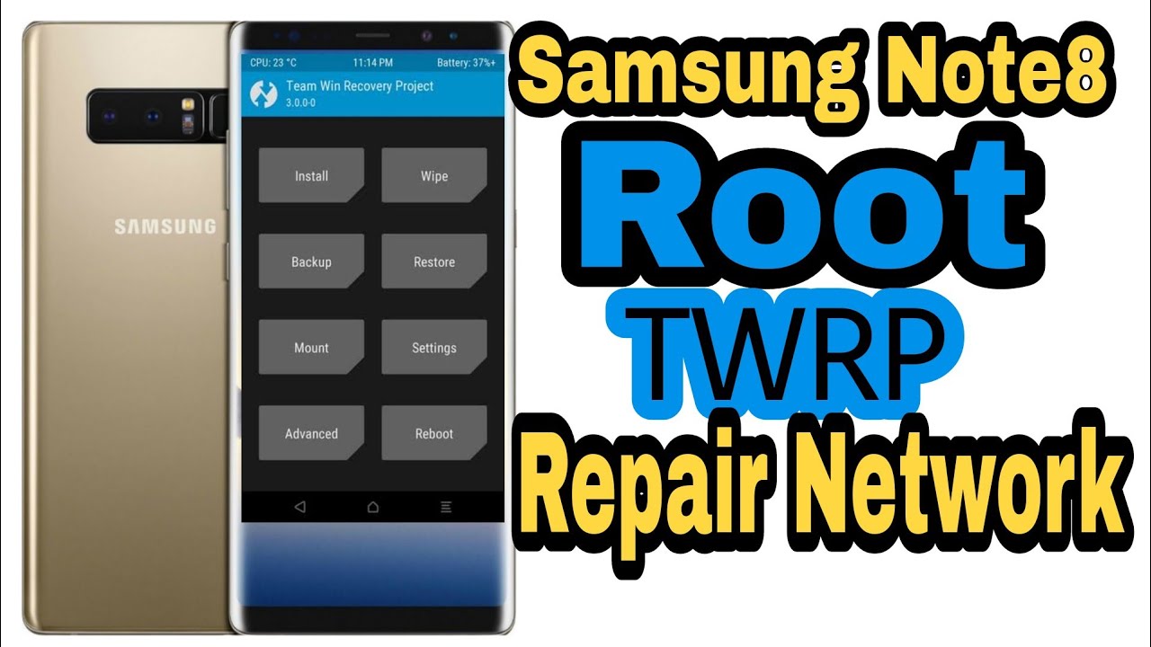 N950F Note 8 U16 TWRP Root and Repair Network
