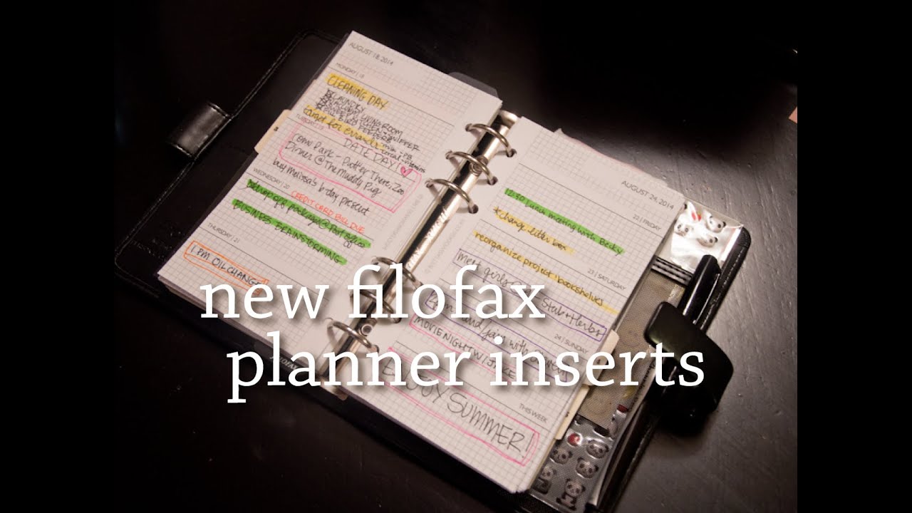New Filofax Planner Printables + How to Print and Use Them