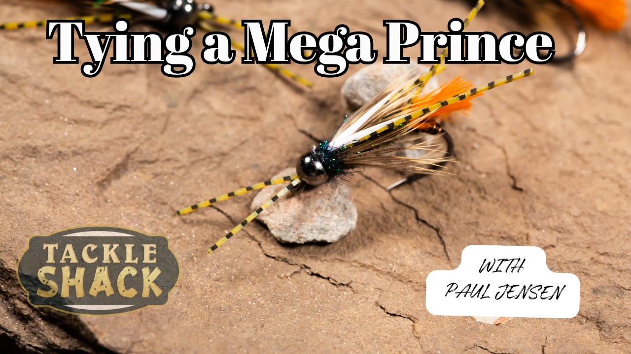 Вязание мушки Mega Prince — крупной нимфы для ловли крупной форели.