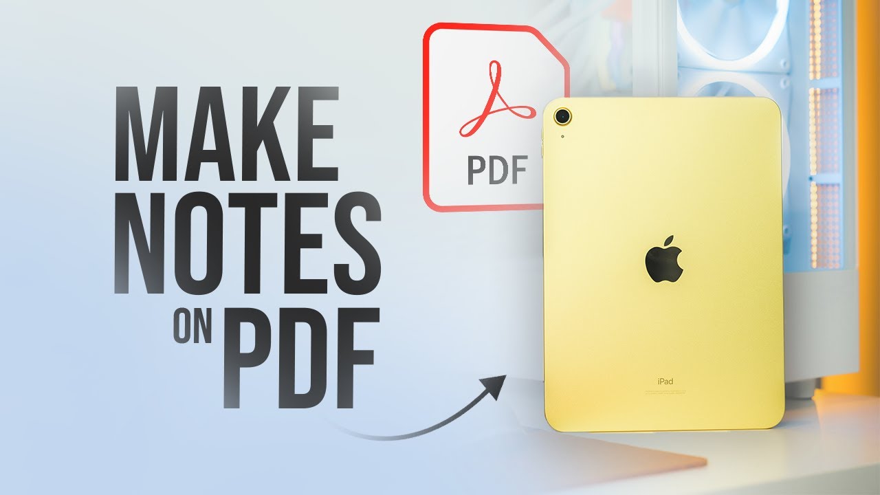 Как делать заметки в PDF-файле на iPad (урок)