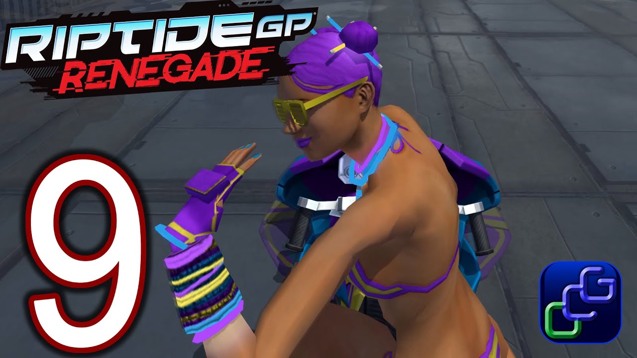 Riptide GP Renegade PS4 PC Walkthrough - Part 9 - Career: Line Of Duty, Fast Squiggly Racing