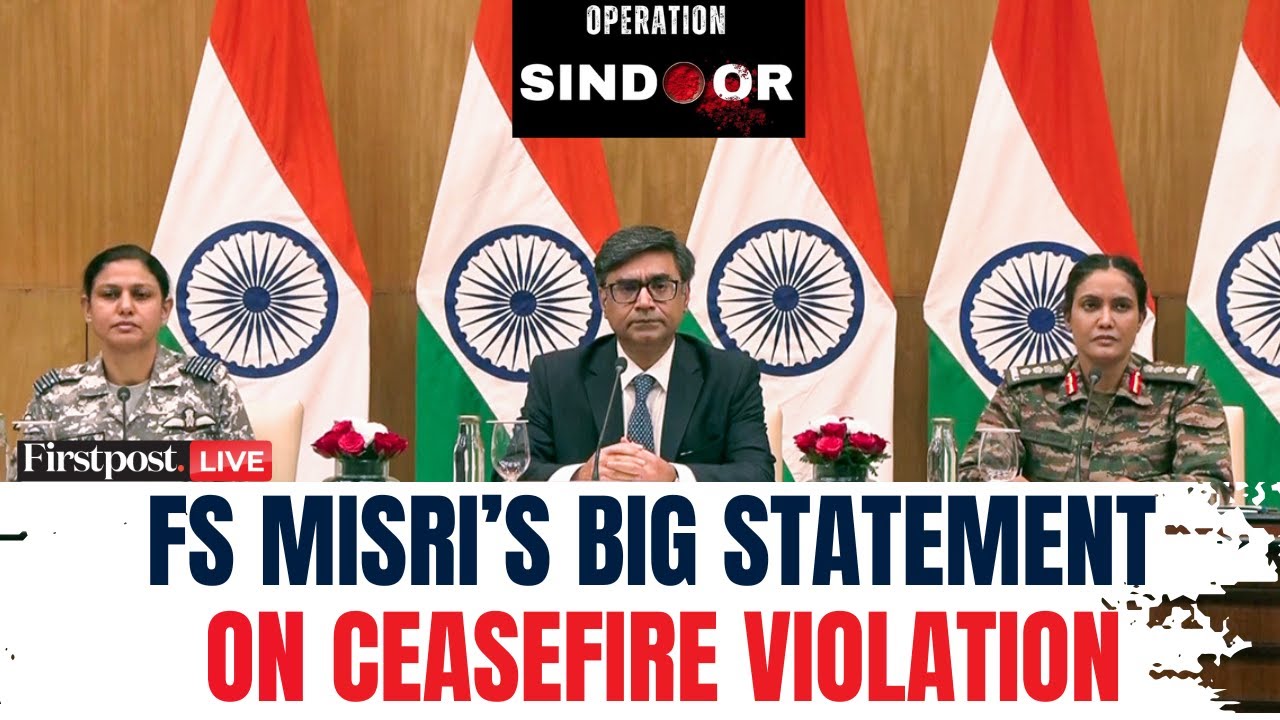 India-Pakistan Ceasefire Violation LIVE: Foreign Secretary Vikram Misri Slams Pakistan | Op Sindoor