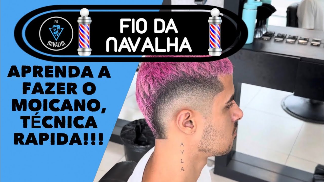 APRENDA A FAZER O MOICANO, TÉCNICA RAPIDA!!!