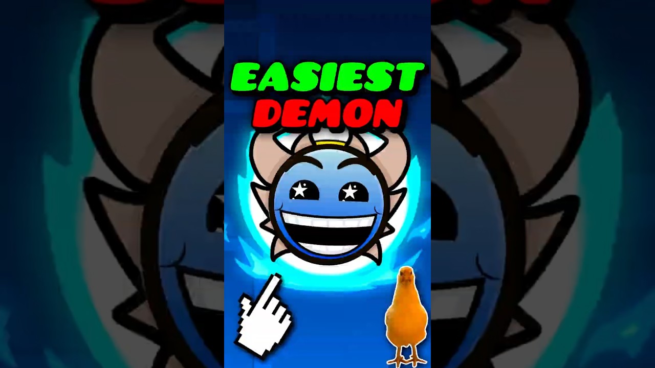 The EASIEST Demon in Geometry Dash! #shorts #geometrydash #gd