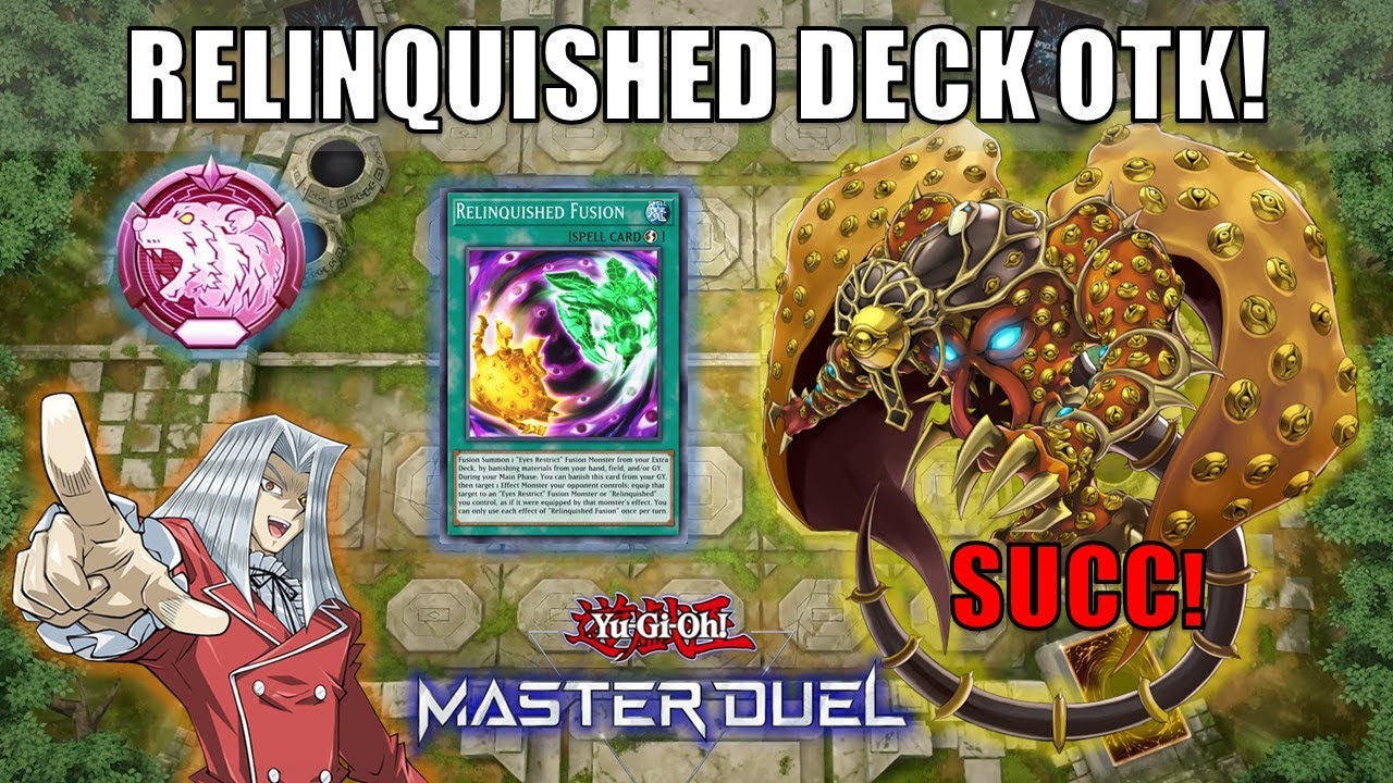 Relinquished Deck OTK! - Crushing Meta!! | Yu-Gi-Oh Master Duel