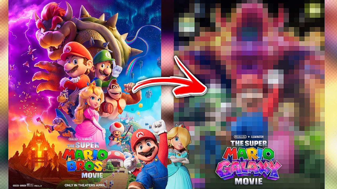 Making A Custom Mario Galaxy Movie Poster! #2 