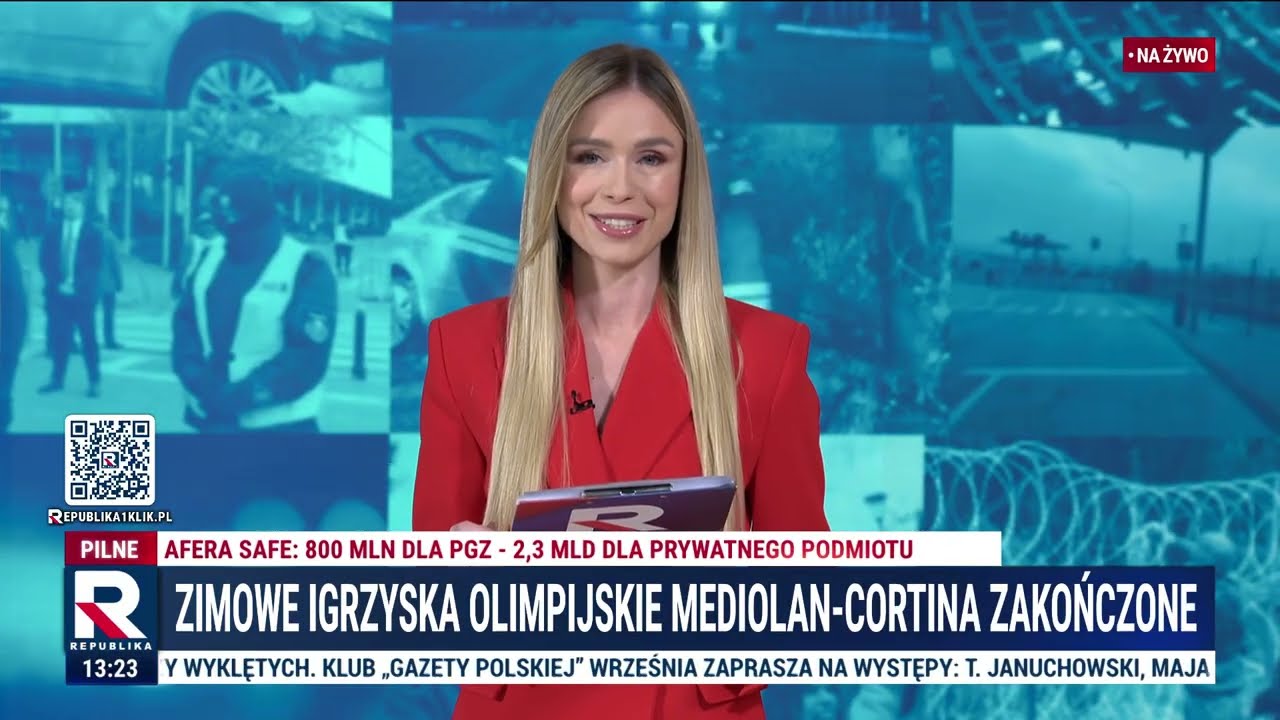 Informacje Telewizja Republika 23.02.2026 godzina 13:00