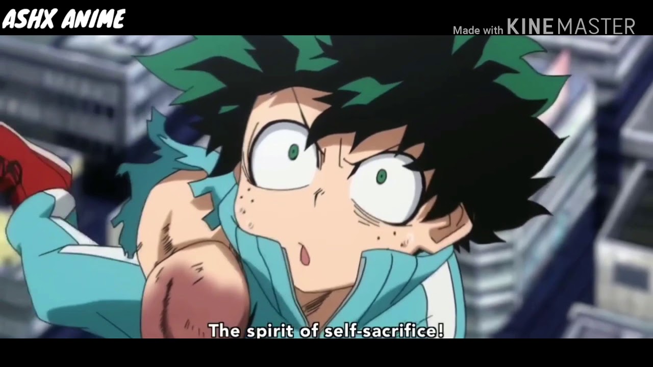 Midoriya first time activate his quirks One for all | Midoriya saves Uraraka |Boku no hero academia