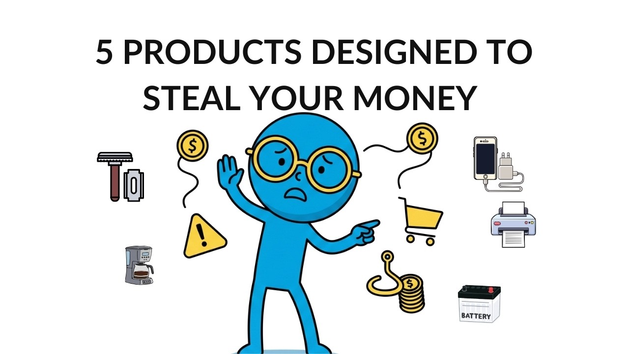 5 Products Designed To Steal Your Money|This Guy Explains