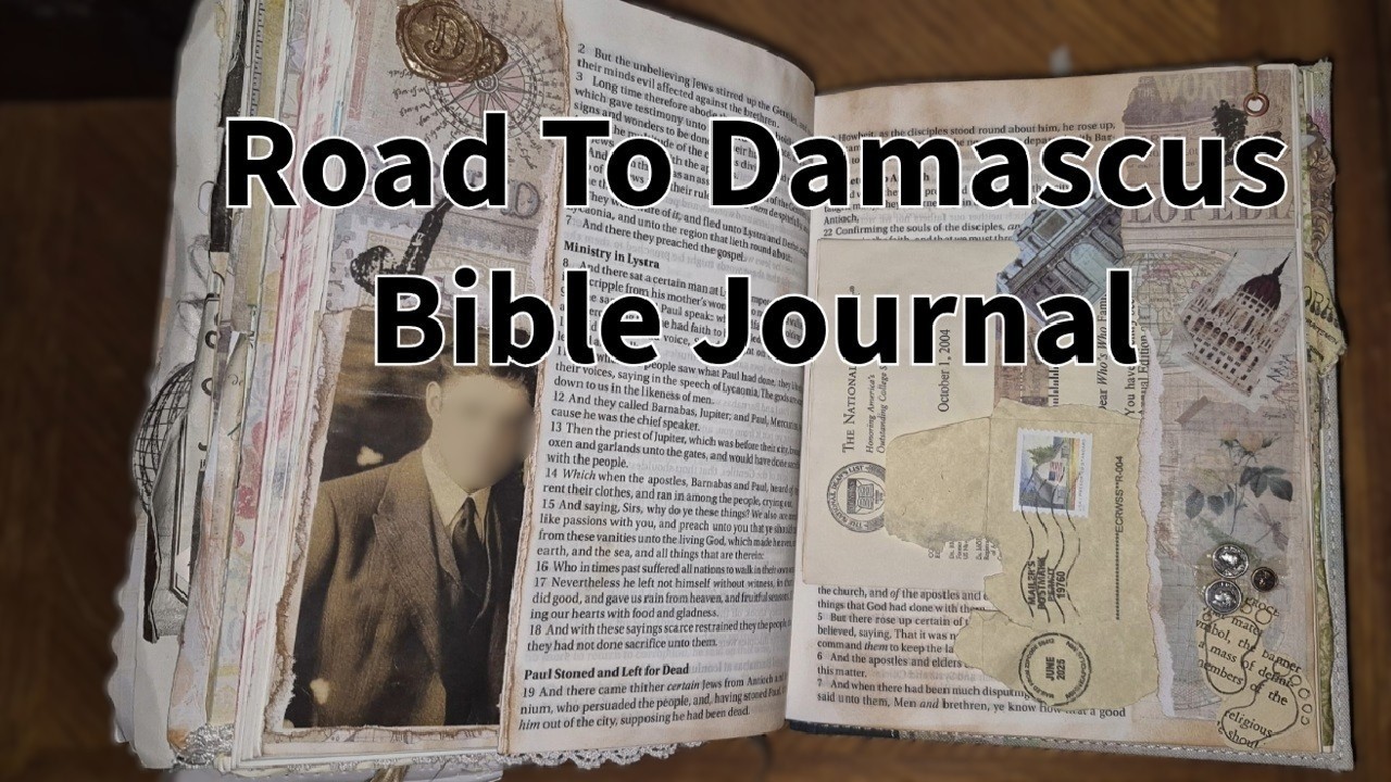Road to Damascus Bible Junk Journal