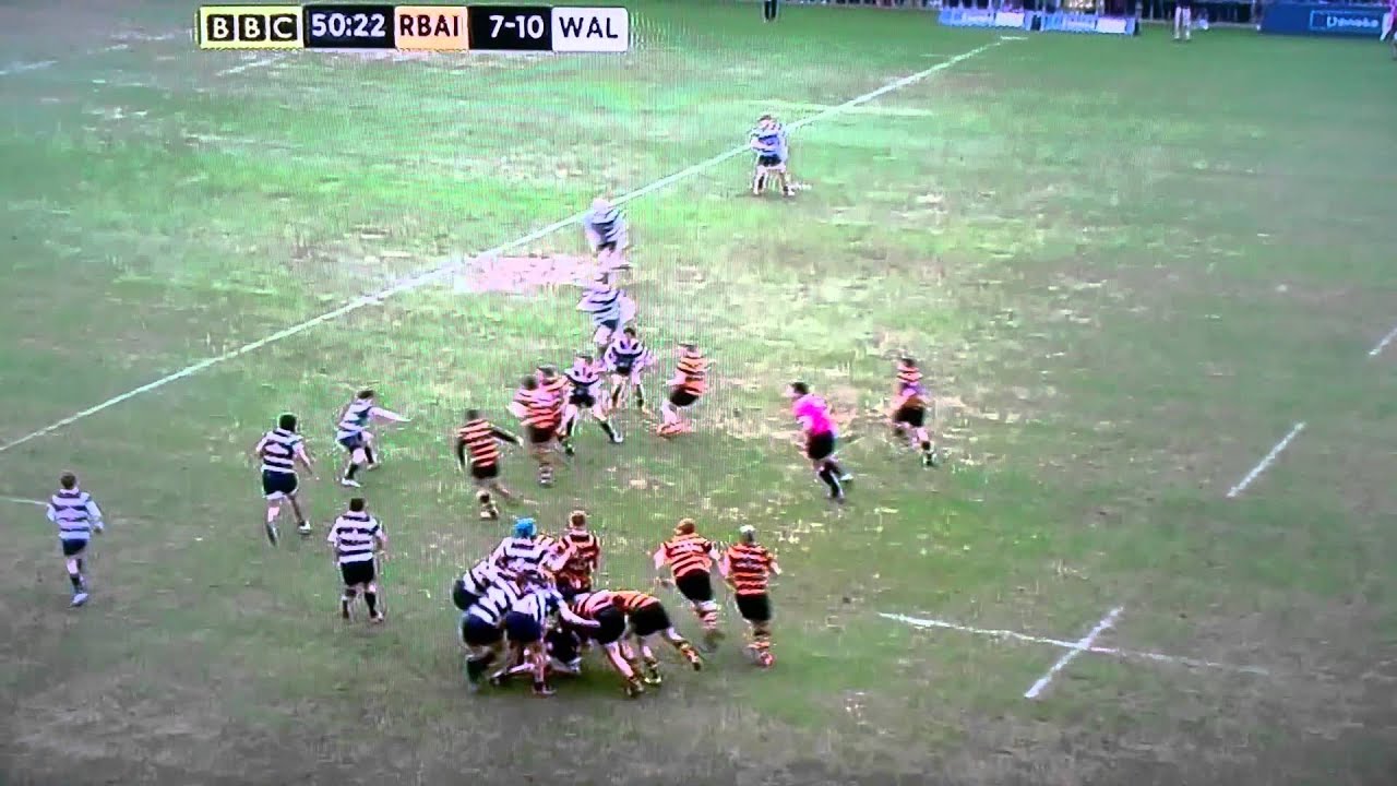 Ulster Schools Rugby winning try