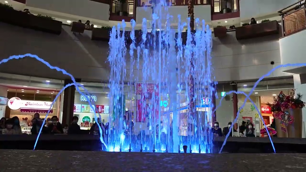 イオンモール桑名の噴水ショー 【ロングVer】