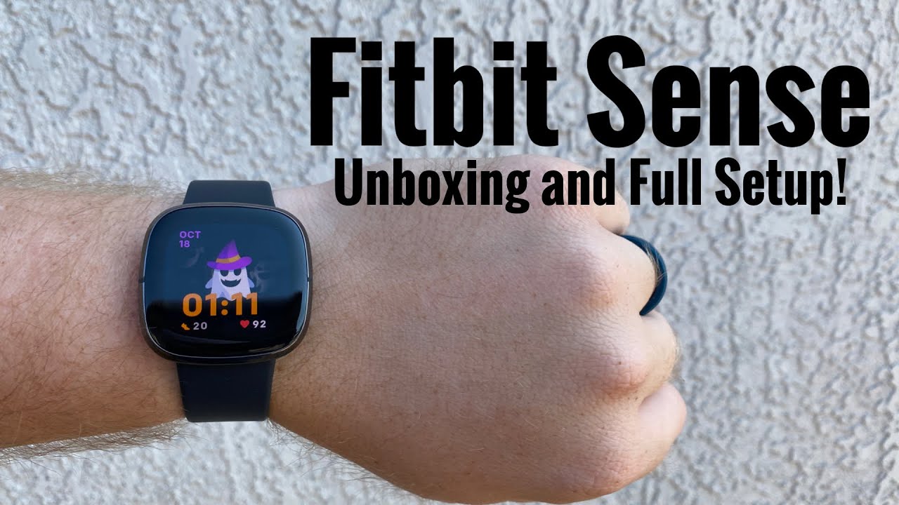 NEW Fitbit Sense Smartwatch Unboxing and Full Setup!
