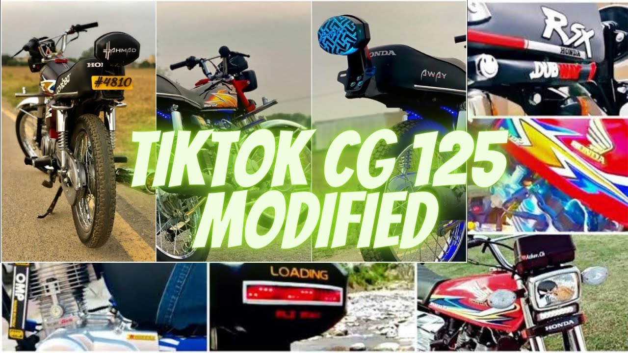 Honda CG 125 TikTok Modification Videos