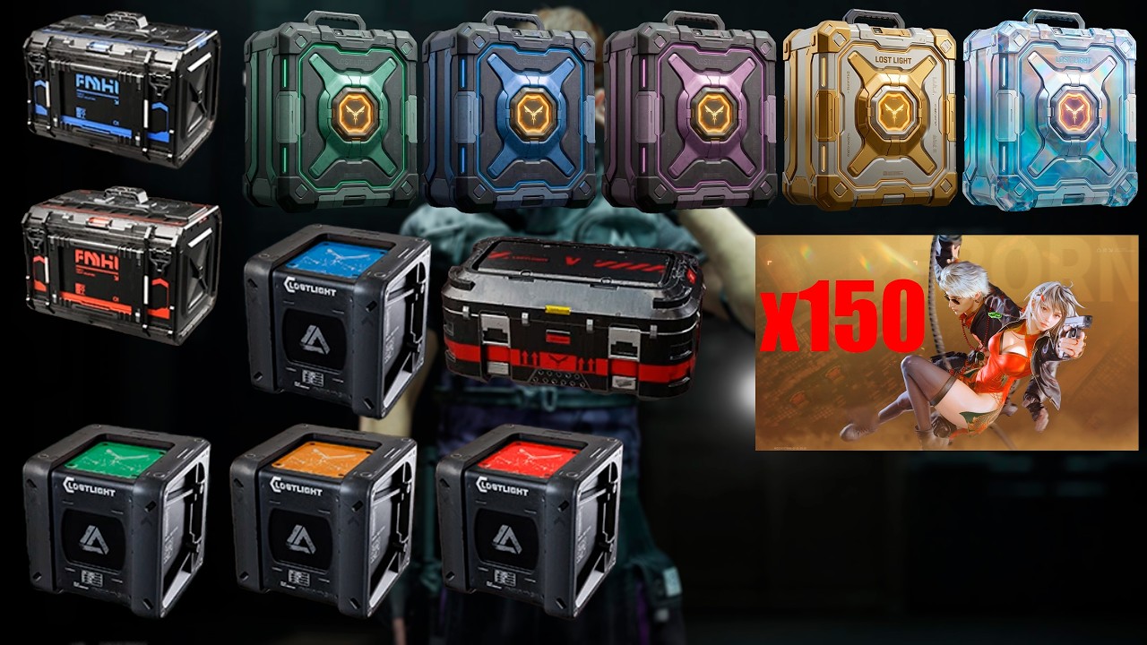 What do the new cases contain? Opening Battle Pass rewards - Lost light