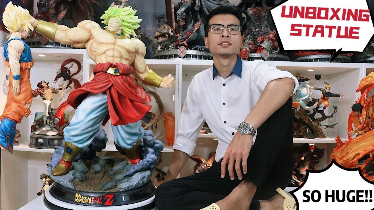 UNBOXING BIGGEST DBZ STATUE BROLY VS. GOKU IN MY COLLECTION BY TSUME.