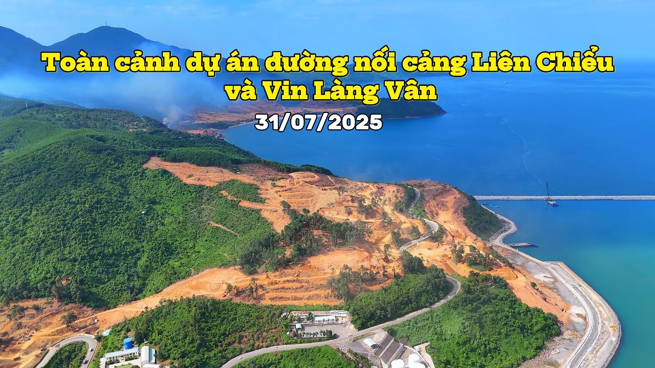 Toàn cảnh dự án đường nối cảng Liên Chiểu và Vin Làng Vân Đà Nẵng | Cập nhập ngày 31/07/2025