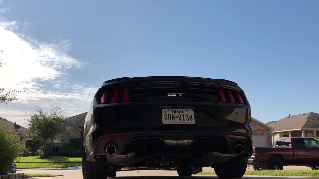 SVE Axle Backs On A 2015 Mustang GT