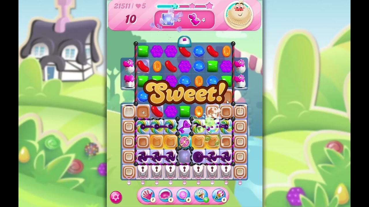 Candy Crush Saga Level 21511