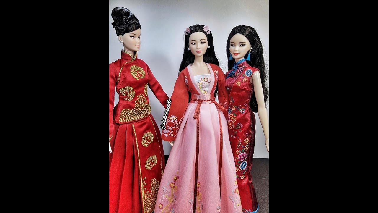 Unboxing 2 Lunar New Year Barbie Hanfu & Guo Pei