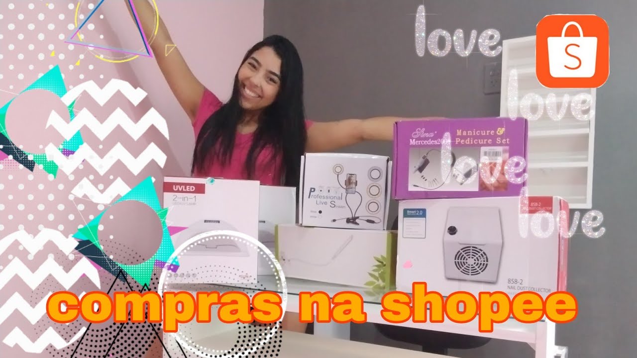 Compras na shopee| parte 2 - continuação| montando Studio em casa - Andriele Menezes