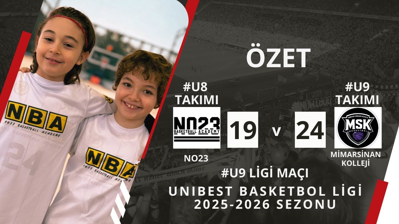 2026 #U9 UNIBEST BASKETBOL LİGİ No23 Basketball Academy vs Mimar Sinan Koleji 31.01.2026 - ÖZET