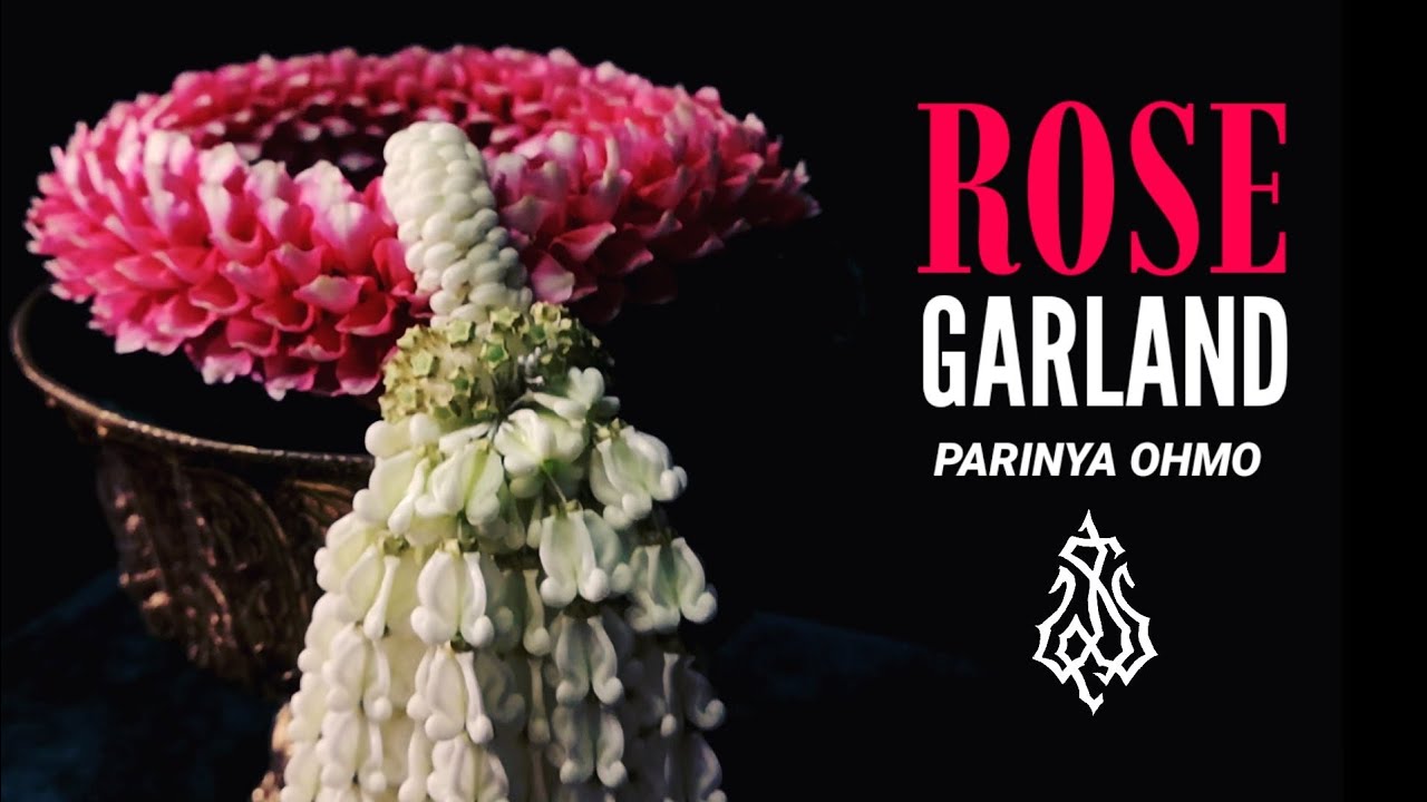 HOW​ TO​ MAKE​ ROSE​ GARLAND​​ | การร้อยมาลัยกลมกุหลาบมอญ​