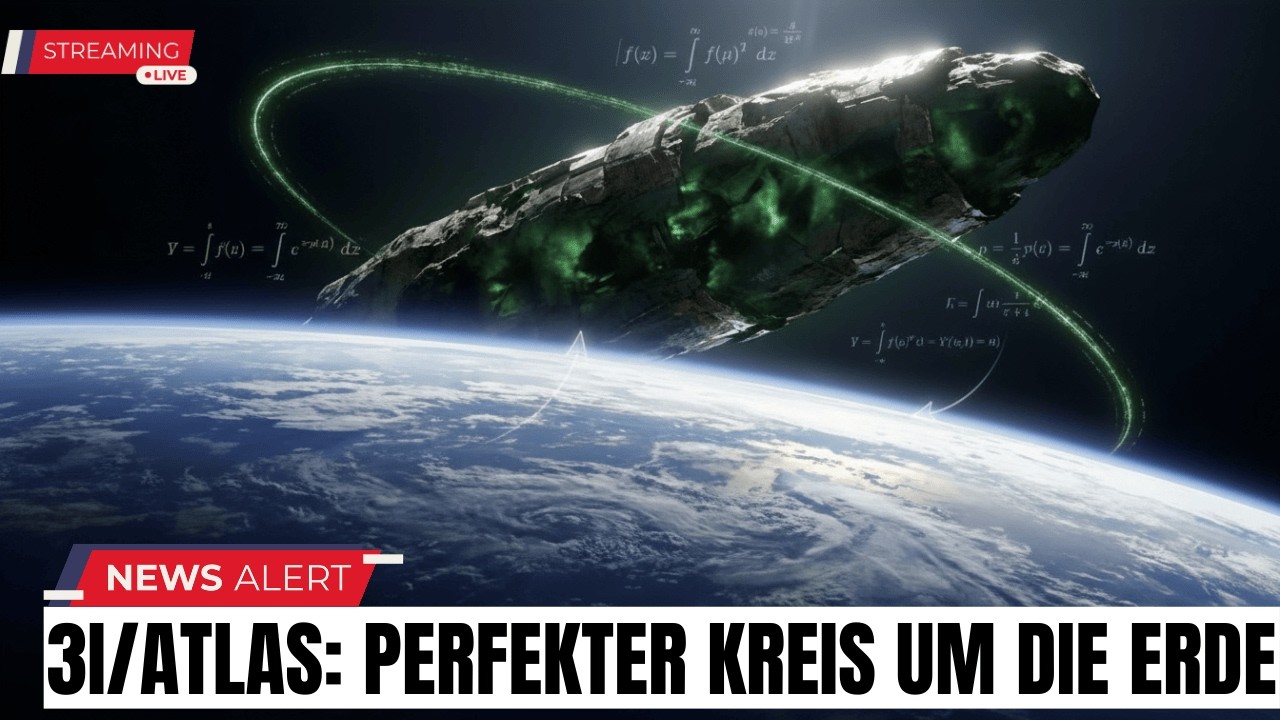 3I/ATLAS ZEICHNETE Gerade Einen Perfekten Kreis Um Die Erde — 500.000 Km Radius Ring.