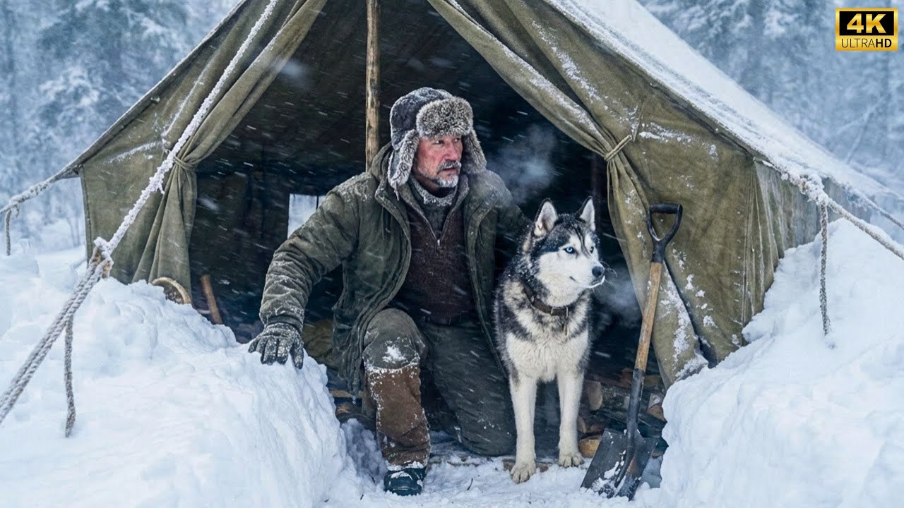 Tempête de Neige en Sibérie… J’ai Lutté Pour Ne Pas Geler avec Mon Chien | NOAH & KODA