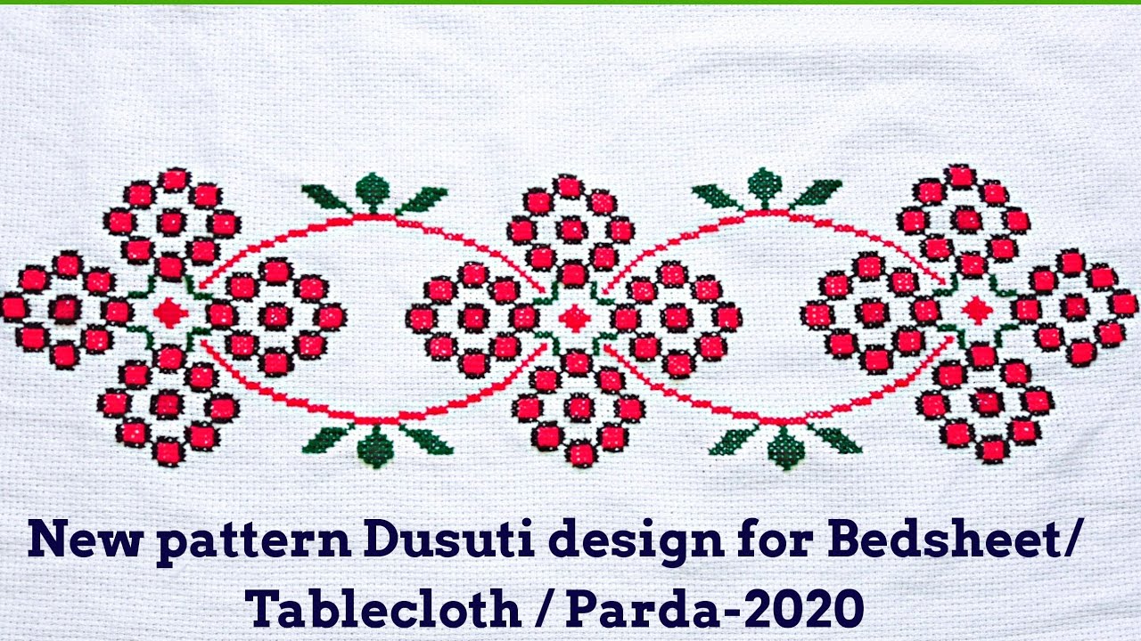 New latest dusuti design for bedsheet/tablecloth/parda-2020