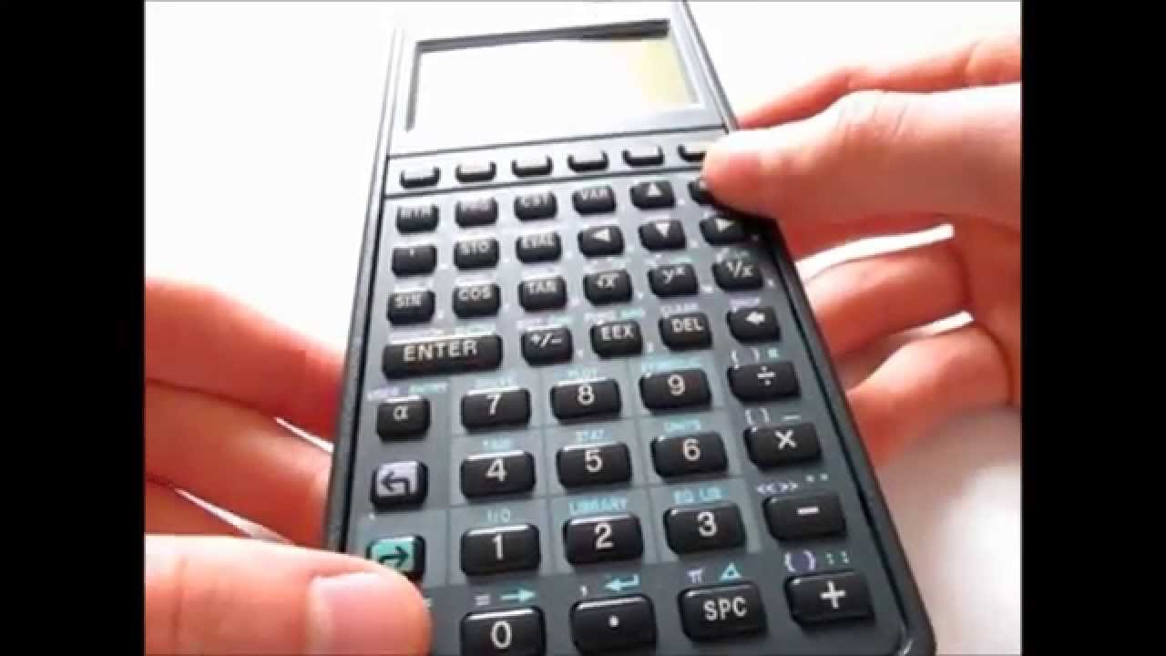 Hewlett Packard HP 48G Graphic Calculator Circa. 1994- Ameteur Technology Review.