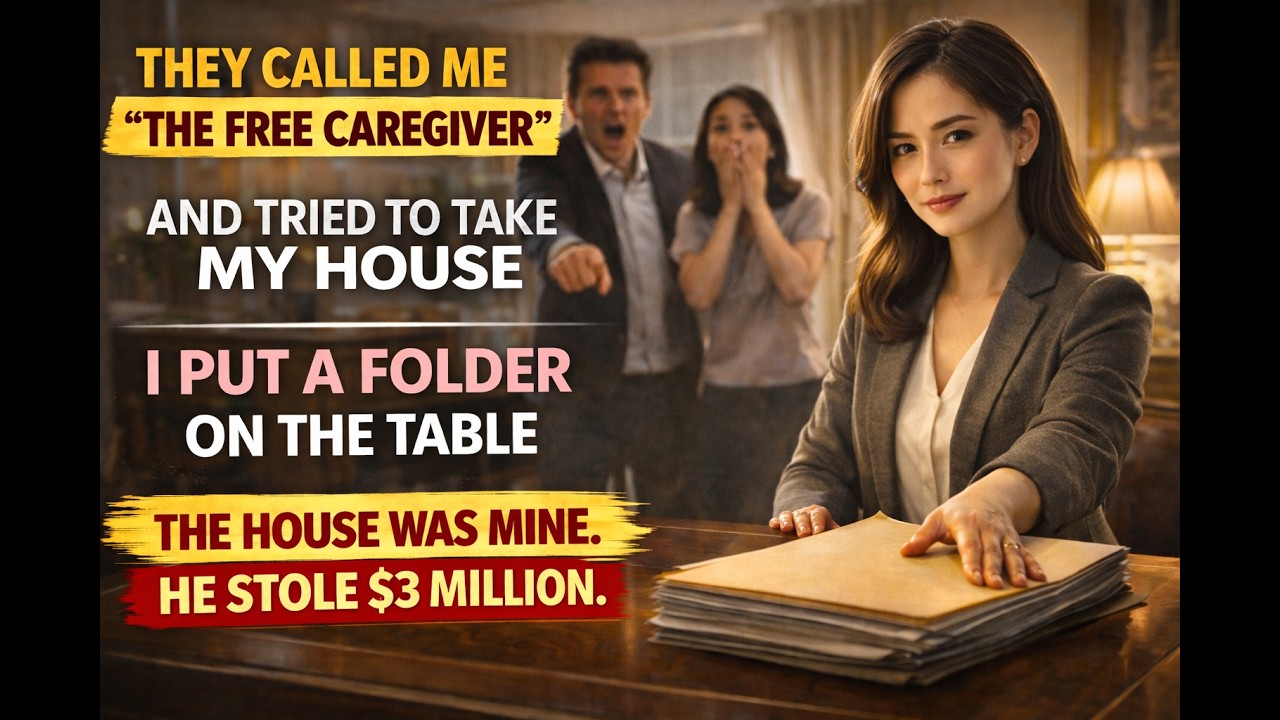 My Brother Called Me “The Free Caregiver” — He Went Silent When I Opened The Folder