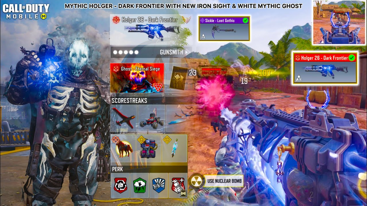 Mythic Holger 26 - Darker Frontier is back with New Iron Sight to wreak all CODM SND, TDM & HP enemy