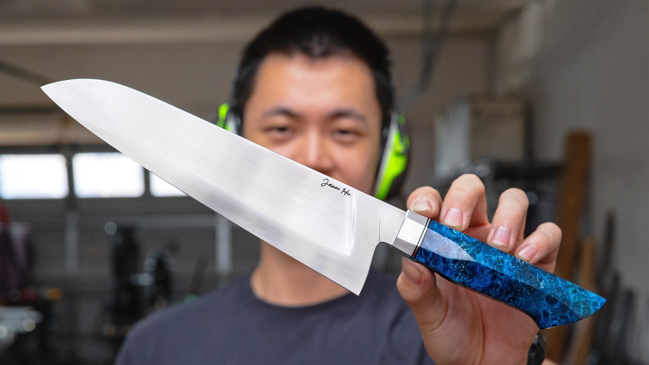 Making a Chef's Knife from the World's Newest Super Steel