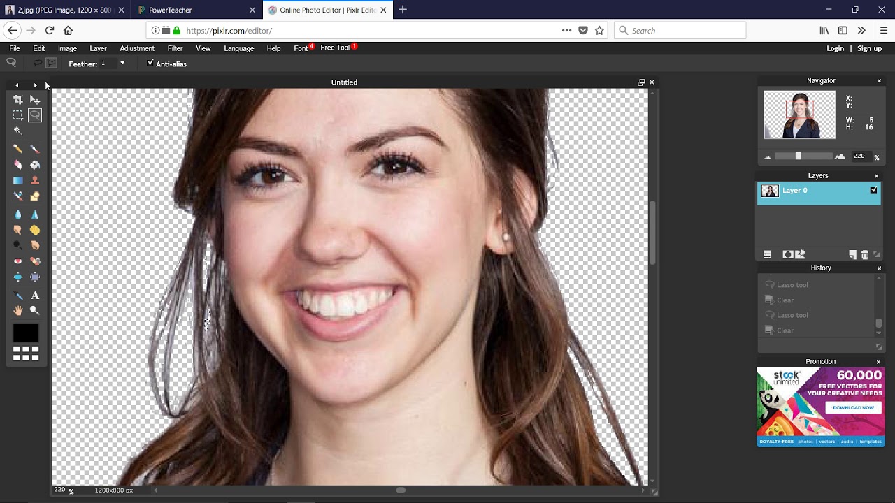 Learn Pixlr : 03 : Removing Background  to create Transparent Backgrounds