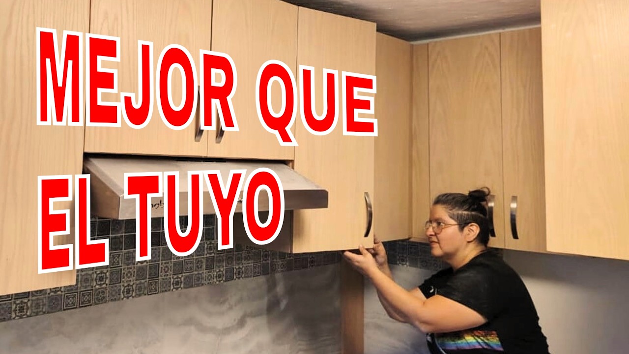 El unico video que necesitas para hacer un gabinete de cocina