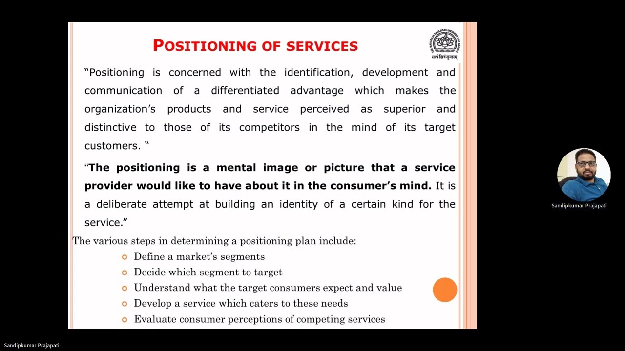 Service Positioning