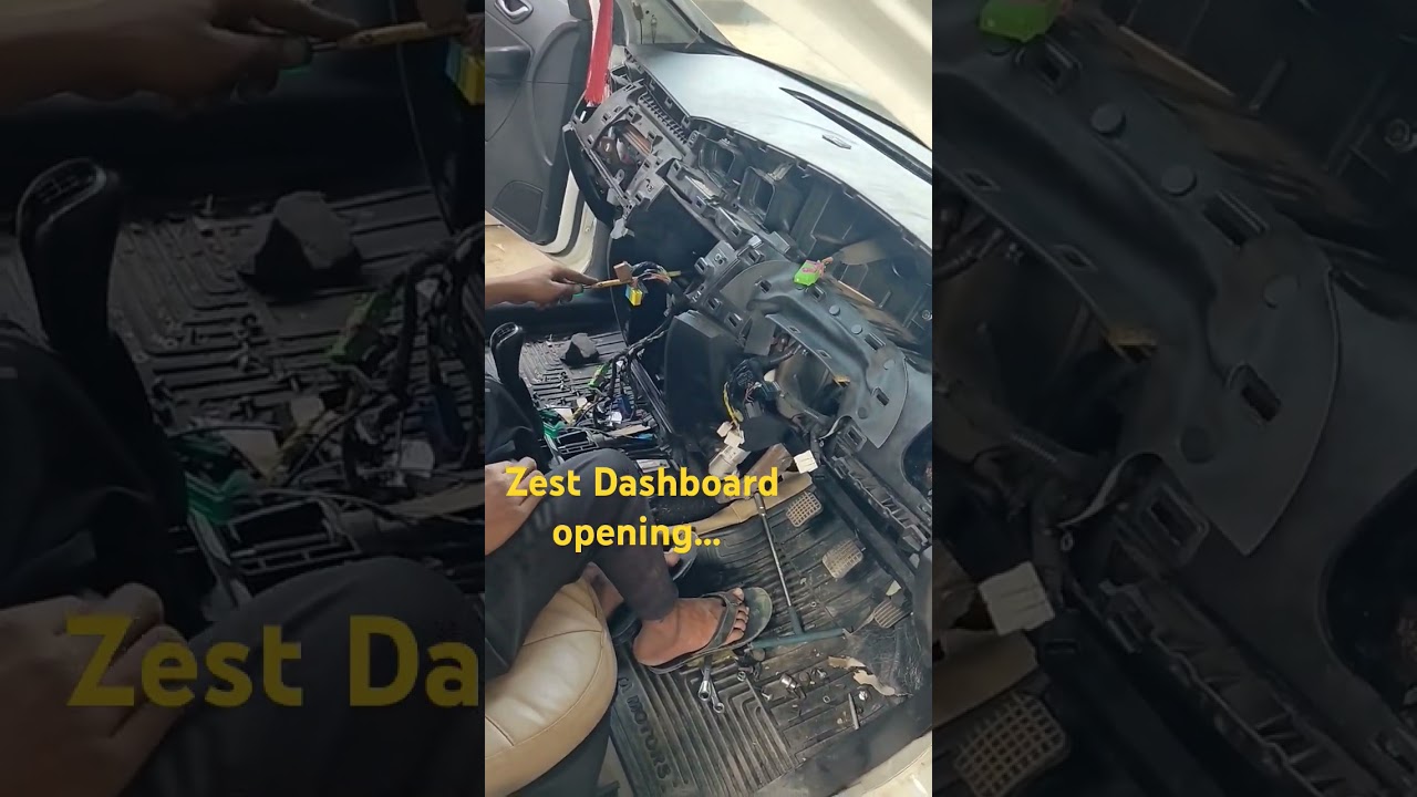 Tata zest Dashboard opening....