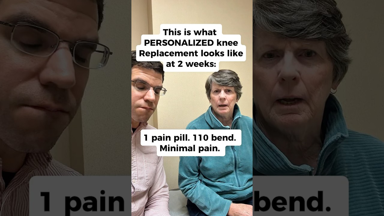 Personalized knee replacement is making recovery so much easier