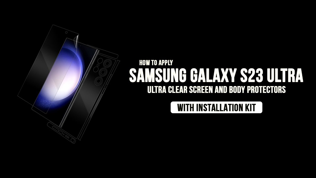 How to apply 360° screen & body protector with Installation Kit | GadgetShieldz