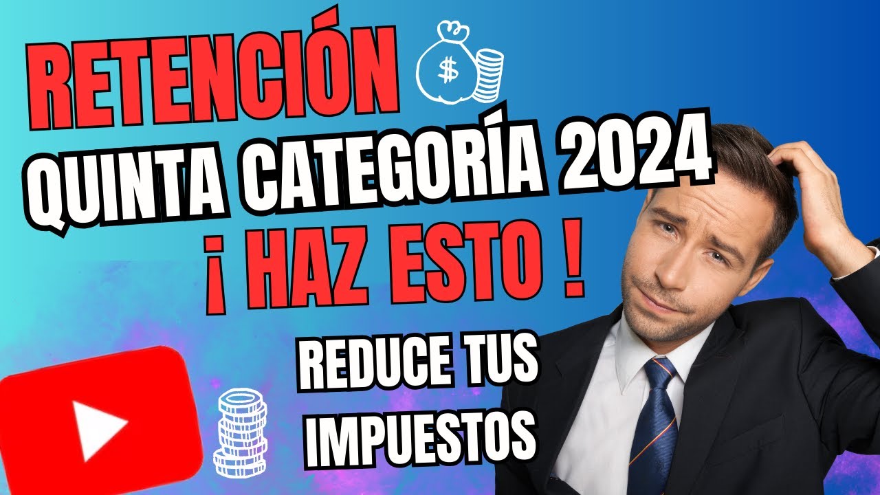 🚀🛑REDUCE tu IMPUESTO a la RENTA QUINTA CATEGORIA.