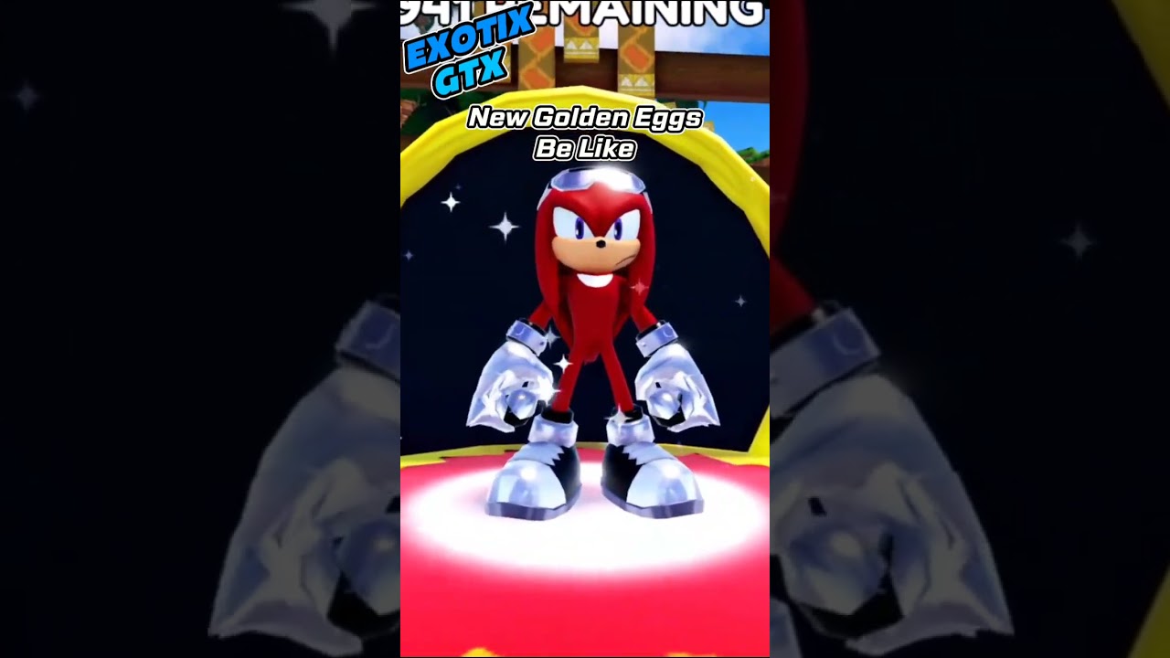 New Golden Eggs Be like | Sonic Speed Simulator