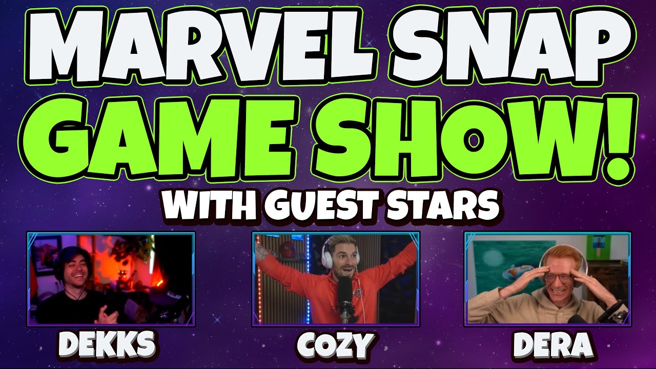 The ULTIMATE Marvel Snap Game Show ft. Cozy, Dekkster, & Dera!