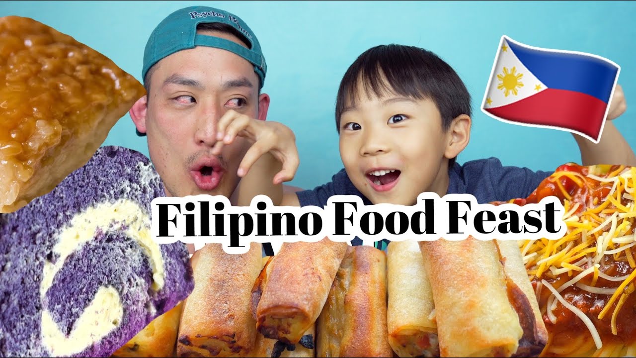 FILIPINO FOOD!! JORDAN'S NEW FAVORITE