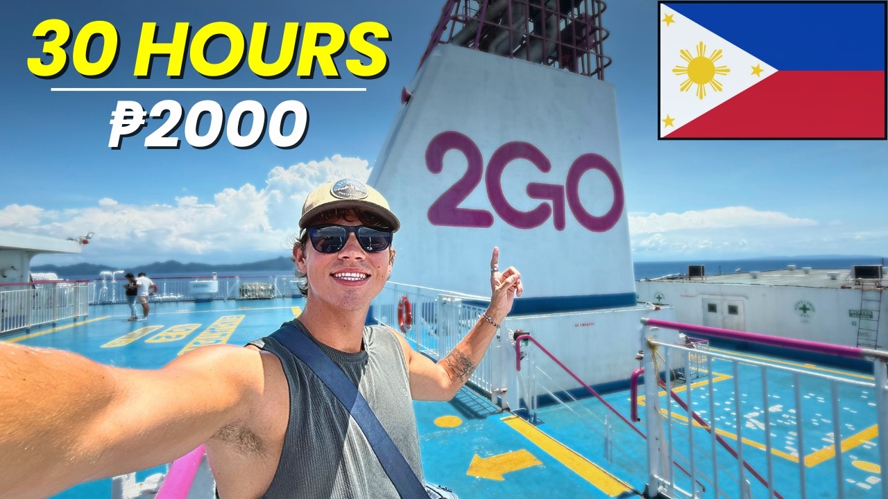 30 HOURS on a $35 2GO Ferry! 🇵🇭 Mega Value Class to Iloilo City
