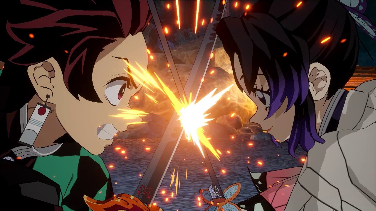 카마도 탄지로 무한성, 카마도 네즈코 VS 코쵸우 시노부, 토미오카 기유 (귀멸의 칼날 히노카미 혈풍담2)