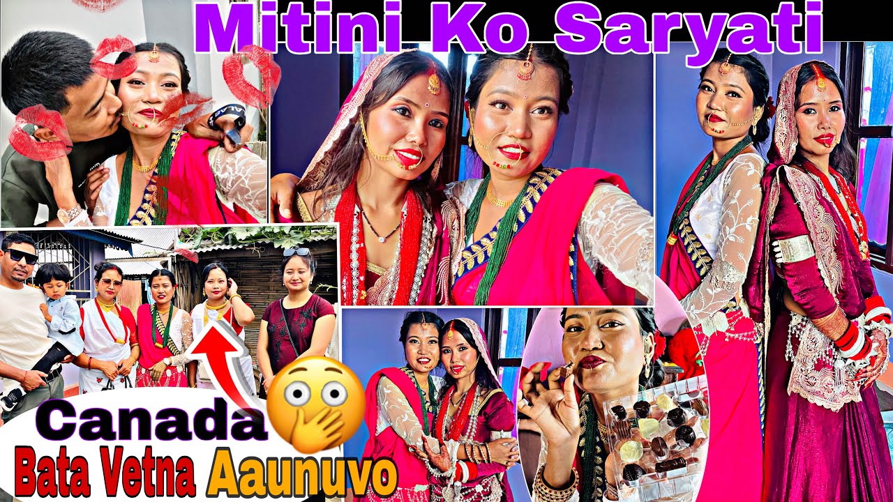 Canada Bata Vetna Aaunu Vo🥺😳//Mitini Ko Saryati😍//@LaxDip123 vlog❤️🦋