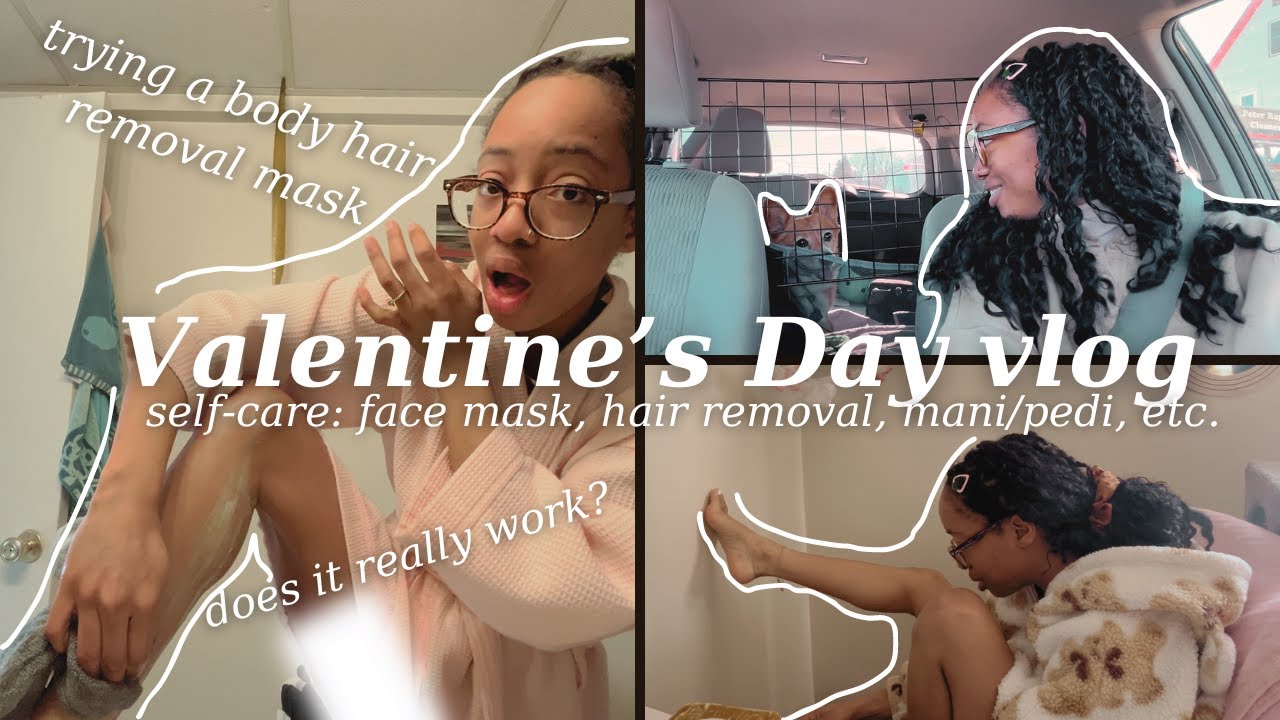 Valentine's Day Vlog// Self-care & more