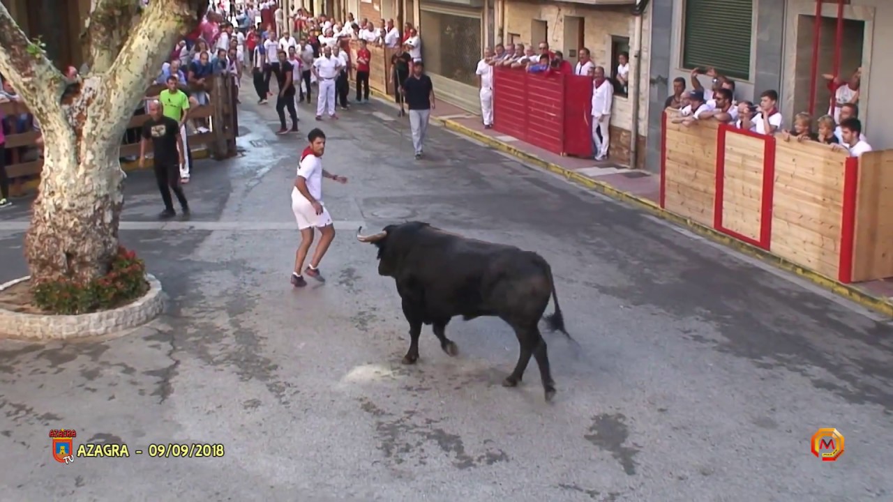 Tv Azagra - 09/09/2018 - Fiestas - Encierro de Toros