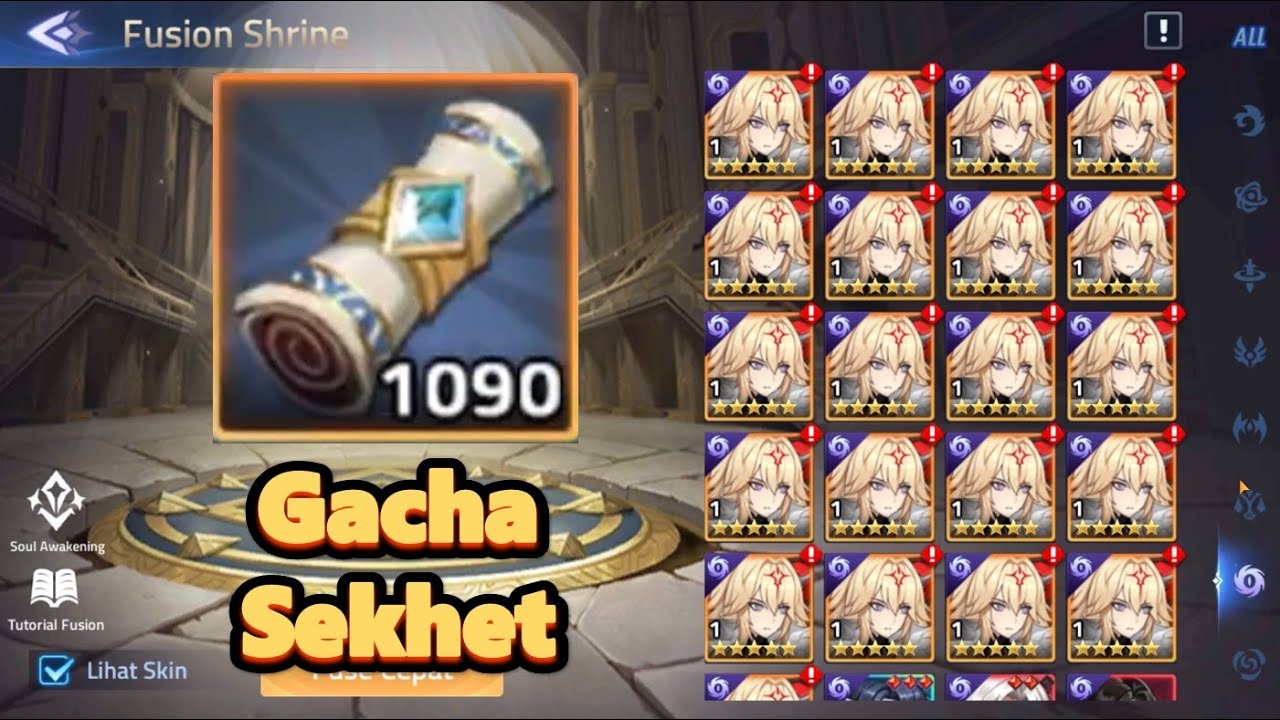 Gacha berburu sekhet hero primal zone - Mobile legends adventure
